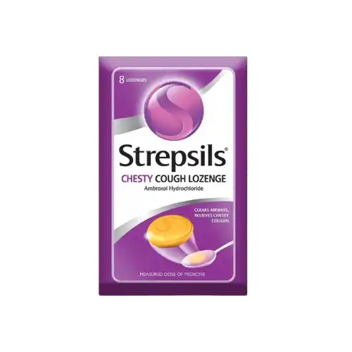 Strepsils Pouch Chesty Cough Lozenges 8s 8s