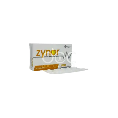 Zynor (Amlodipine) 5mg Tablet 30s (Box)