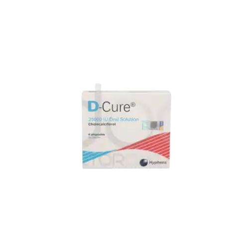 D-Cure 25000IU (Vitamin D) Oral Solution 1ml 4s (Box)