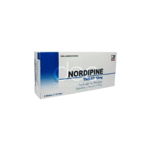 Nordipine (Amlodipine) 10mg Tablet 30s (Box)