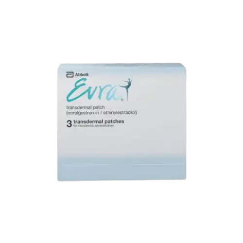 Evra (Norelgestromin + Ethinylestradiol) 6mg/600mcg Transdermal Patch 3s (Box)