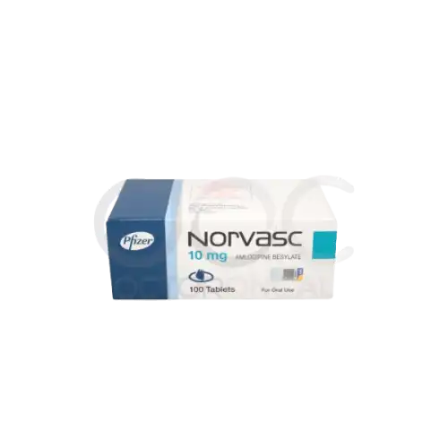 Norvasc (Amlodipine) 10mg Tablet 100s (Box)