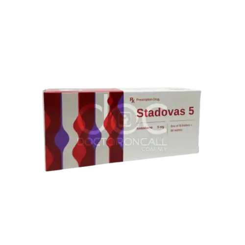 Stadovas (Amlodipine) 5mg Tablet 10s (Strip)