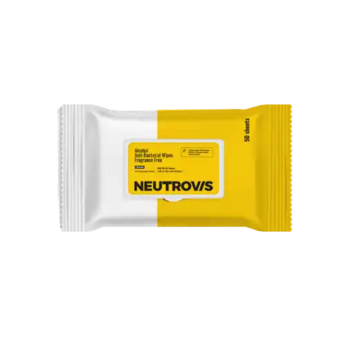Neutrovis Anti-Bacterial Wipes Fragrance Free 10s