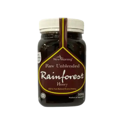 New Morning Raw Unblended Rainforest Honey 500g