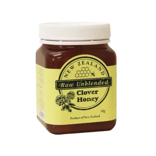 New Zealand Raw Unblended Clover Honey 500g