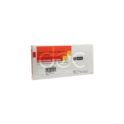 Calcigard Retard 20mg Tablet 10s (Strip)