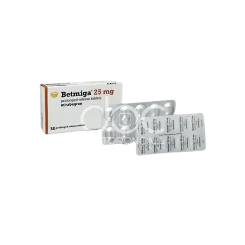 Betmiga (Mirabegron) 25mg Tablet 30s (Box)
