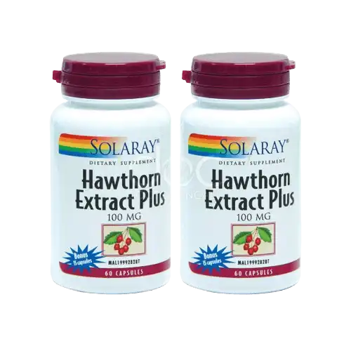 Solaray Hawthorn Extract Capsule 75s x2