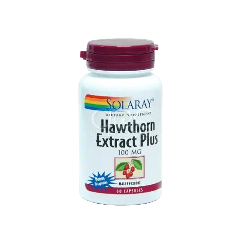 Solaray Hawthorn Extract Capsule 75s x2