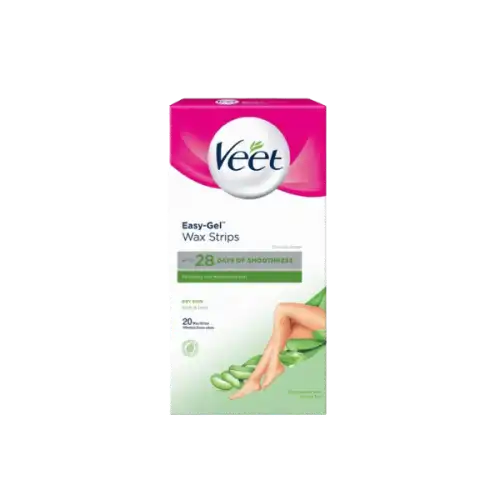 Veet Cold Wax Strip Legs (Dry Skin) 20 pcs (box)