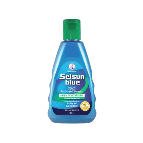 Selsun Blue Pro Anti-Dandruff Extra Moisturizer Shampoo 120ml (Bottle)
