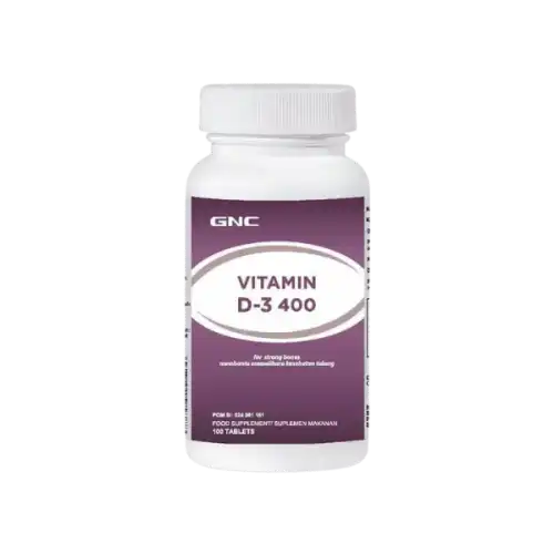 GNC Vitamin D-3 400IU Tablet 100s