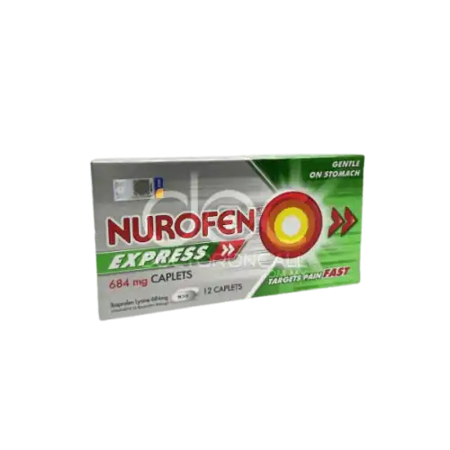 Nurofen Express (Ibuprofen) 684mg Tablet 12s (Box)