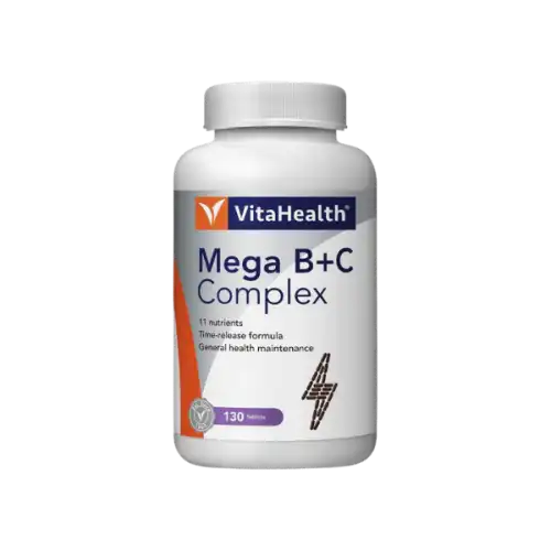 VitaHealth Mega B+C Complex Time Release Nutrition Tablet 130s