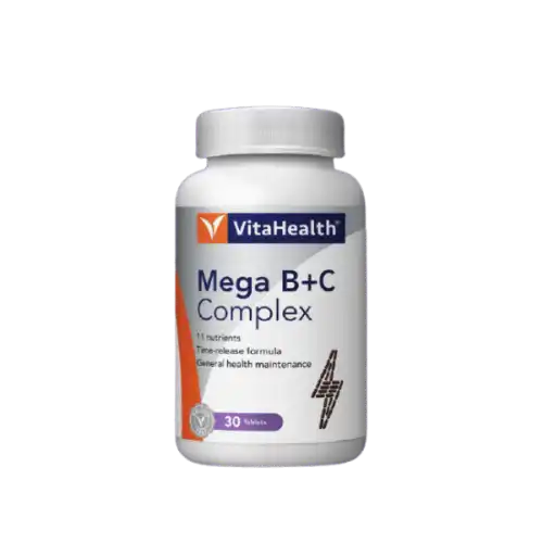 VitaHealth Mega B+C Complex Time Release Nutrition Tablet 130s
