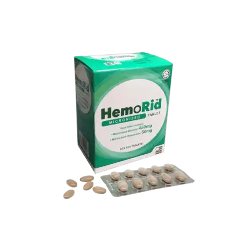 Hemo Rid 450+50mg Tablet 10s (Strip)