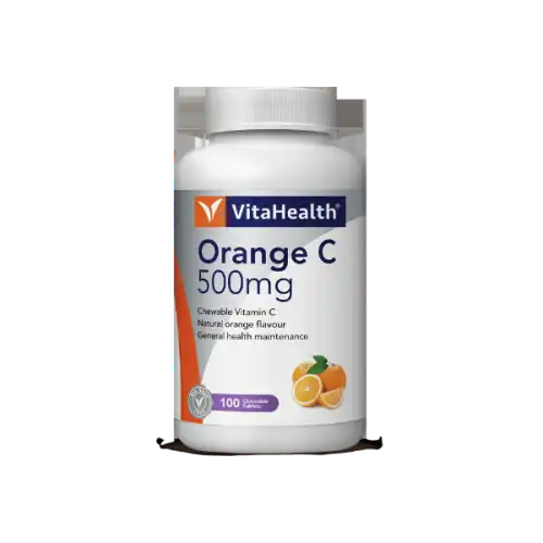 VitaHealth Orange C 500mg Chewable Tablet 30s