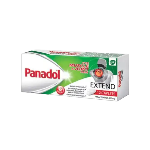 Panadol (Paracetamol) Extend SR 665mg Caplet 48s