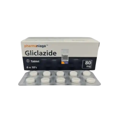 Pharmaniaga Gliclazide 80mg Tablet 10s (Strip)