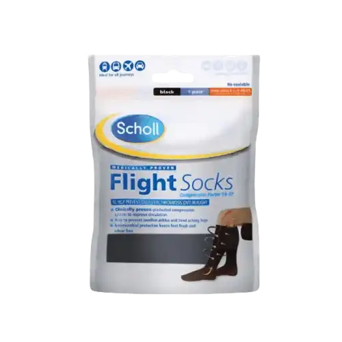 Scholl Compression Flight Socks 3-7 1 Unit