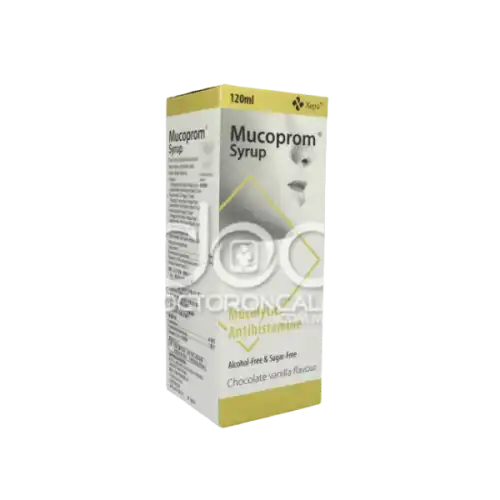 Mucoprom (Carbocisteine + Promethazine) Syrup 120ml