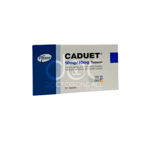 Caduet (Amlodipine + Atorvastatin) 10mg/10mg Tablet 10s (Strip)