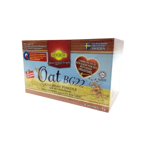 Biogrow Oat Bg22 Bran Powder 480g 