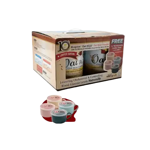 Biogrow Oat Bg22 Bran Powder 480g 