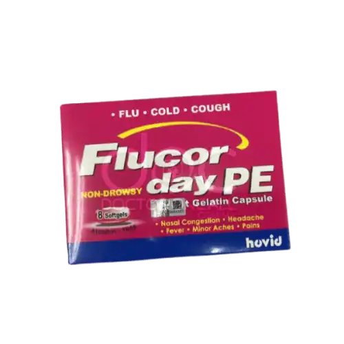 Flucor Day PE Softgel Capsule 8s (Box)