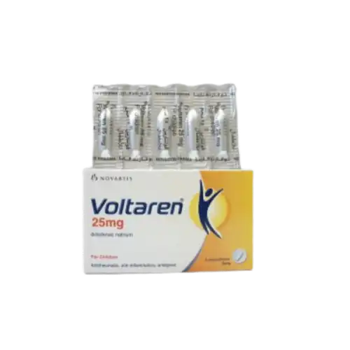 Voltaren 25mg Suppository 10s (Box)