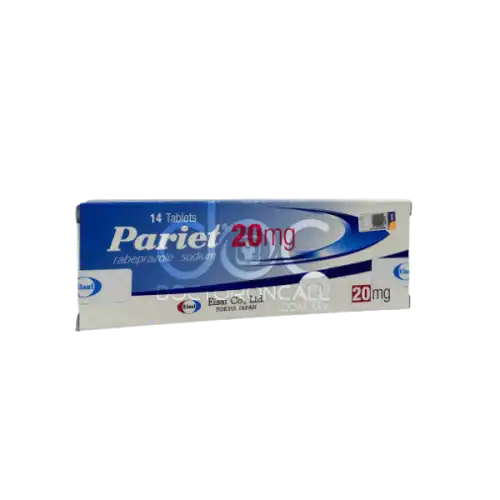 Pariet (Rabeprazole) 20mg Tablet (With Outer Box) 14s (Box)