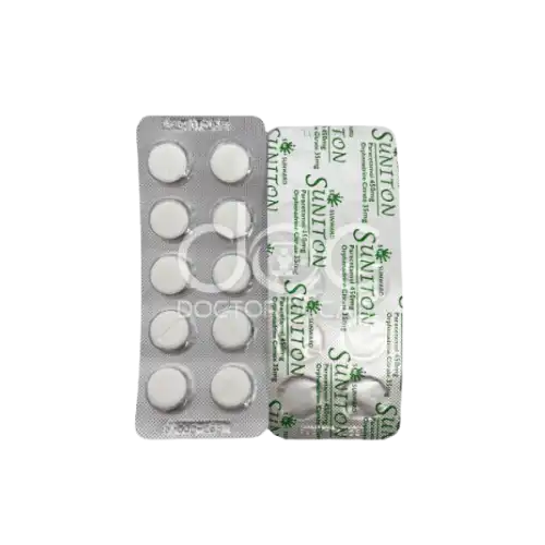 Suniton (Orphenadrine Citrate + Paracetamol) Tablet 10s (Strip)