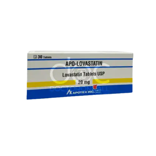 Apo-Lovastatin 20mg Tablet 30s (Box)