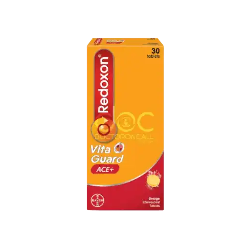 Redoxon Vita Guard Effervescent Orange Tablets 30s x2