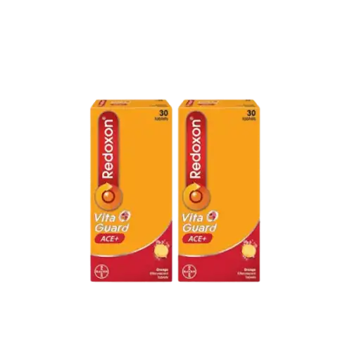 Redoxon Vita Guard Effervescent Orange Tablets 30s x2