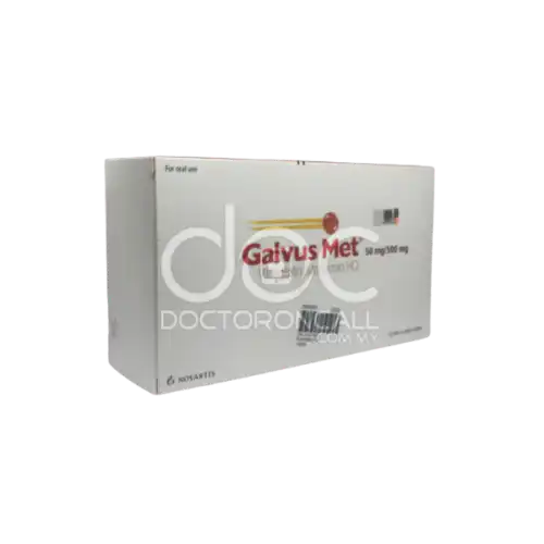 Galvus Met (Metformin + Vildagliptin) 50/500mg Tablet 60s (Box)