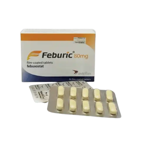 Feburic (Febuxostat) 80mg Tablet 30s (Box)
