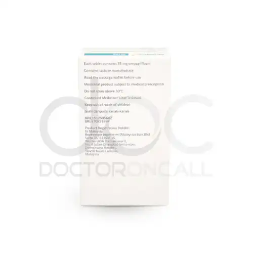 Jardiance (Empagliflozin) 25mg Tablet 30s (Box)