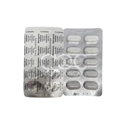 Maxigesic (Ibuprofen + Paracetamol) 500mg/150mg Tablet 10s (Strip)