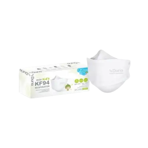 Durio 904 Kids KF94 Respirator 10s White