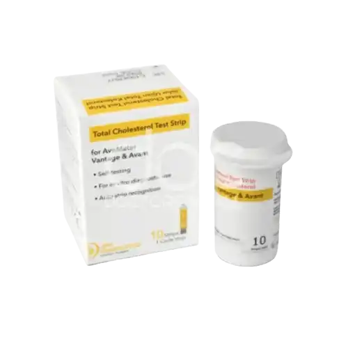 Avo Diagnostics Total Cholesterol Test Strip 10's