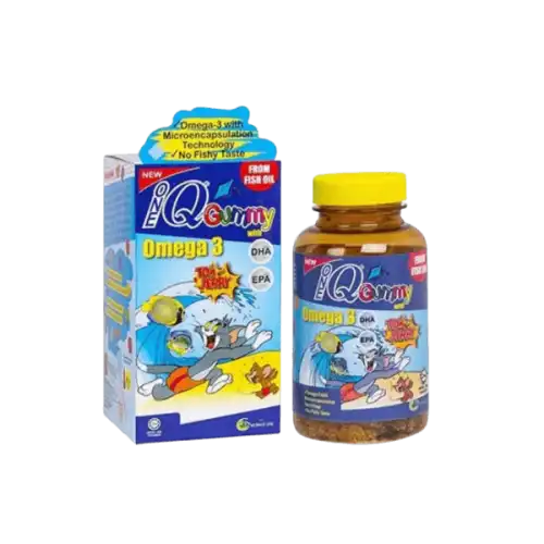 One Q Gummy with Omega 3 Gummies 60s