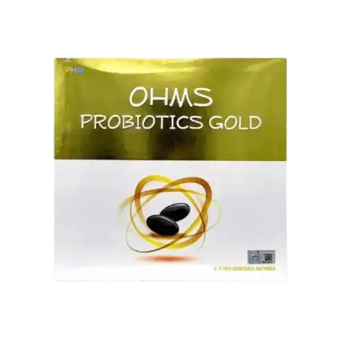 OHMS Probiotic Gold Softgels 60s