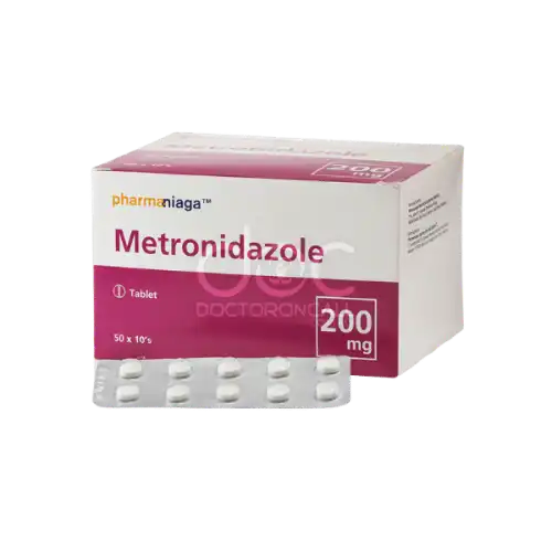 Pharmaniaga Metronidazole 200mg Tablet 10s (Strip)