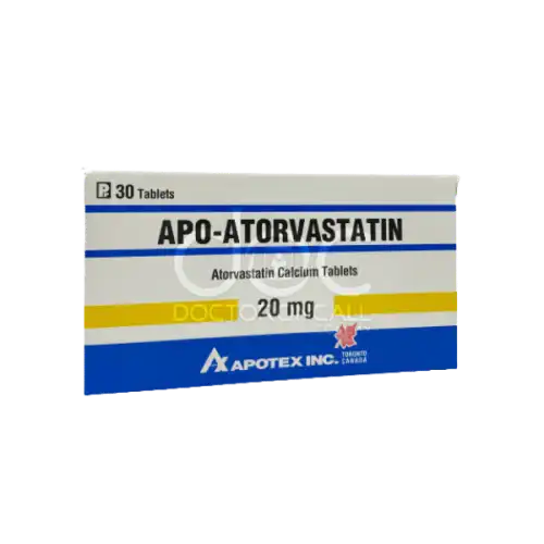 Apo-Atorvastatin 20mg Tablet 30s (Box)