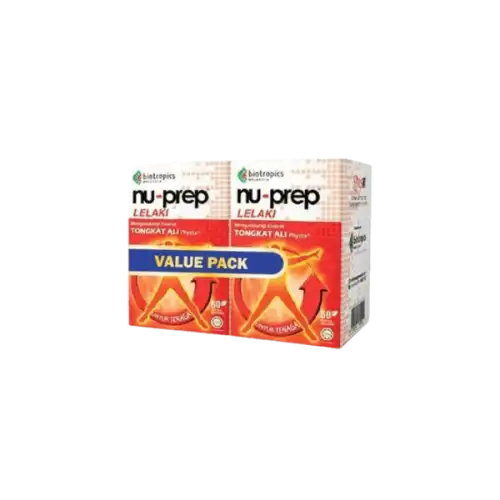 Nu-Prep 100 Tongkat Ali Capsule 60s x2