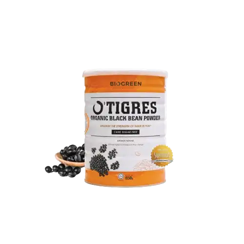 Biogreen O Tigres Black Bean Cane Sugar Free 650g