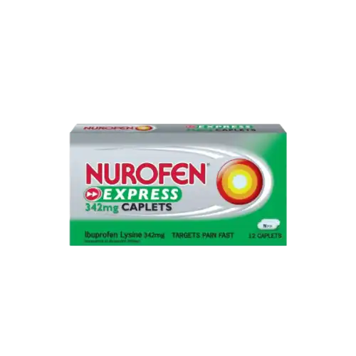 Nurofen Express (Ibuprofen) 342mg Tablet 12s (Box)