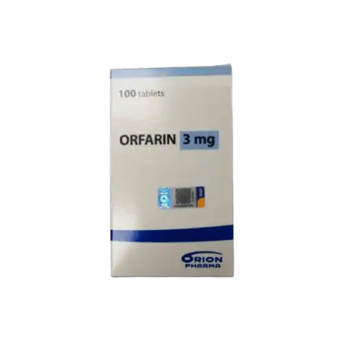 Orfarin (Warfarin) 3mg Tablet 100s (Bottle)